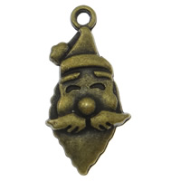 Zinc Alloy Christmas Pendants, Santa Claus, plated, Christmas jewelry Approx 2mm, Approx 