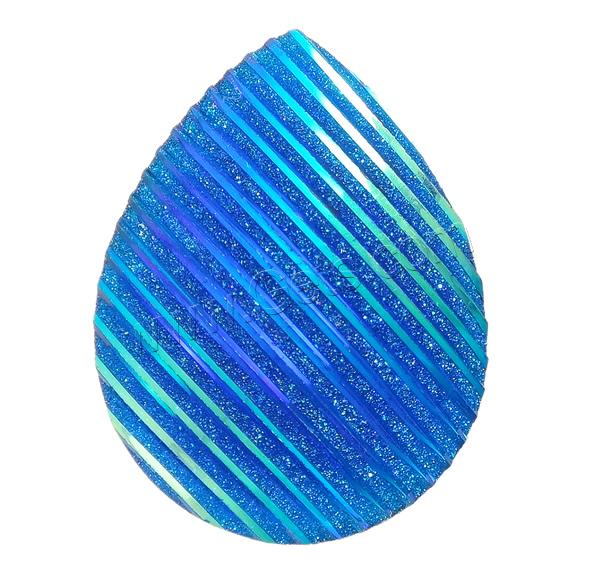 Glitter Resin Cabochon, Teardrop, different size for choice & flat back & stripe, more colors for choice, Sold By Bag
