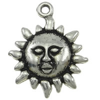 Zinc Alloy Jewelry Pendants, Sun, plated Approx 1.5mm, Approx 