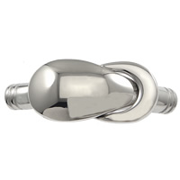 Round Stainless Steel Magnetic Clasp, plated Approx 5mm 