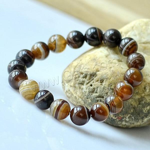 Tibetan Agate Bracelet, natural, more sizes for choice, Length:Approx 7.5 Inch, Sold By Strand