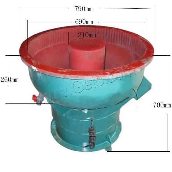 Stainless Steel Jewelry Vibratory Tumbler, with Rubber, painted, 790x700mm, 690mm, 210mm, 260mm, Sold By PC