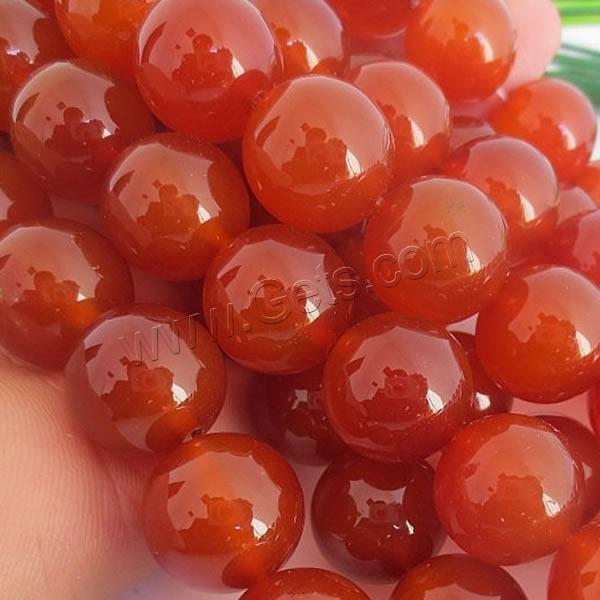Perles Agates rouges naturelles, agate rouge, Personnalisé & multiple tailles pour le choix, Trou:Environ 1-1.5mm, Longueur:Environ 15 pouce, Vendu par brin