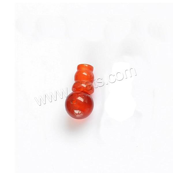 Red Agate 3-Hole Guru Bead, natural, Customized & more sizes for choice, Hole:Approx 1-2mm, 2PCs/Set, Sold By Set