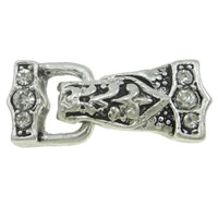 Zinc Alloy Magnetic Clasp, plated, with rhinestone nickel free Approx 1mm 