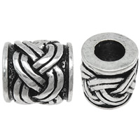 Zinc Alloy European Beads, Drum, plated, without troll nickel, lead & cadmium free Approx 4.5mm 