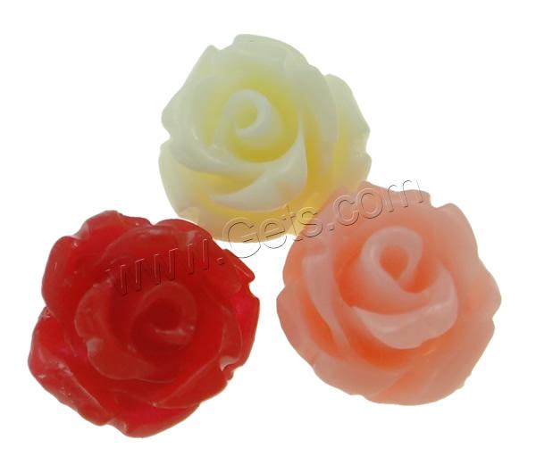 Synthetic Coral Beads, Flower, layered, more colors for choice, Hole:Approx 1-2mm, Sold By PC