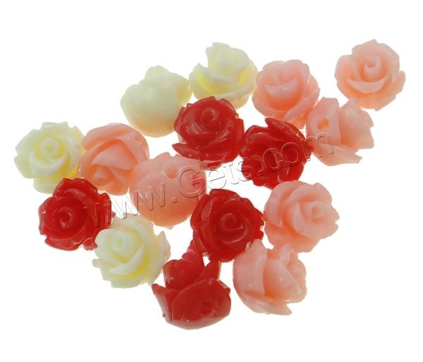 Synthetic Coral Beads, Flower, layered, more colors for choice, Hole:Approx 1-2mm, Sold By PC