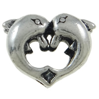 Zinc Alloy European Beads, Dolphin, plated, without troll nickel, lead & cadmium free Approx 4.5mm 