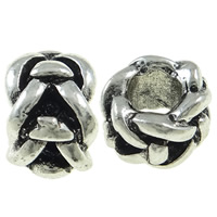 Zinc Alloy European Beads, Drum, plated, without troll nickel, lead & cadmium free Approx 4.5mm 