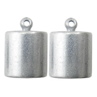 Zinc Alloy End Cap, Tube, plated Approx 1.5mm 