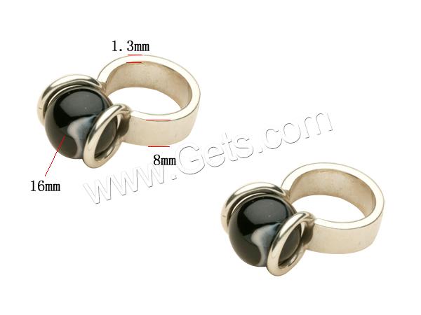 Серебро 925 пробы кольцо выводы, без камней просто установка, 16mm, 8mm, 1.3mm, продается PC