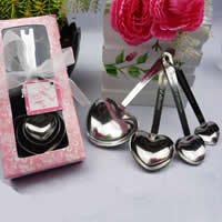 Stainless Steel Spoon, Rectangle, pink, 110mm,115mm,120mm,132mm 