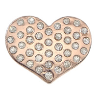 Zinc Alloy Magnetic Clasp, Heart, plated, Customized & with rhinestone nickel, lead & cadmium free Approx 