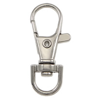 Zinc Alloy Lobster Swivel Clasp, plated nickel, lead & cadmium free Approx 