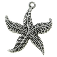 Zinc Alloy Animal Pendants, Starfish, plated Approx 1.5mm, Approx 