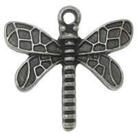 Zinc Alloy Animal Pendants, Dragonfly, plated Approx 2mm, Approx 
