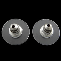 304 Stainless Steel Barrel Bullet Style Ear Nut, with PC Plastic, original color Approx 0.8mm 
