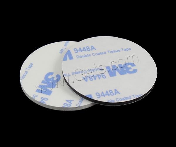 Double Sided Adhesive and Tape, Paper, with PE Foam, Flat Round, different size for choice, more colors for choice, Sold By PC