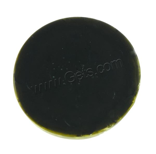 Imitation Amber Resin Cabochon, Flat Round, different size for choice & flat back, more colors for choice, Sold By PC