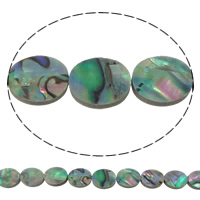 Abalone Shell Beads, Flat Oval Approx 1mm Approx 15.5 Inch 