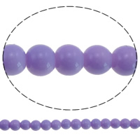 Round Crystal Beads & solid color Approx 1mm Approx 32.2 Inch 