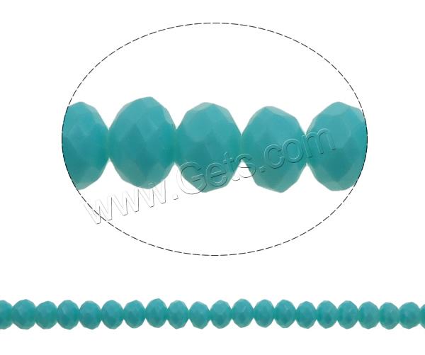 Rondelle Crystal Beads, different size for choice & faceted, more colors for choice, Hole:Approx 8.3mm, Length:22.5 Inch, Sold By Strand