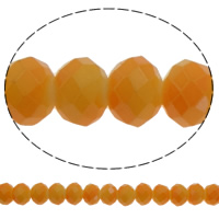 Perles de cristal rondelle, vernis au four, normes différentes pour le choix & facettes, plus de couleurs à choisir Environ 1mm Environ 15.7 pouce, Vendu par brin