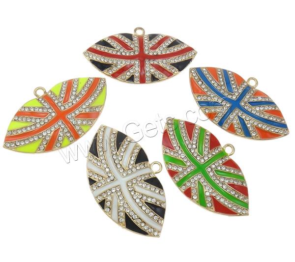 Zinc Alloy Lip Pendant, plated, Customized & enamel & with rhinestone, more colors for choice, nickel, lead & cadmium free, 61x36x6mm, Hole:Approx 3mm, Sold By PC
