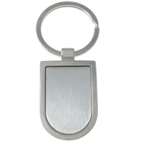 Zink-Legierung Schlüsselanhänger Schmuck, Zinklegierung, mit Eisen Ring, Platinfarbe platiniert, frei von Nickel, Blei & Kadmium, 30x78x7mm, Bohrung:ca. 29mm, verkauft von PC