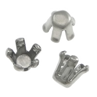 Stainless Steel Earring Stud Component, original color Inner Approx 