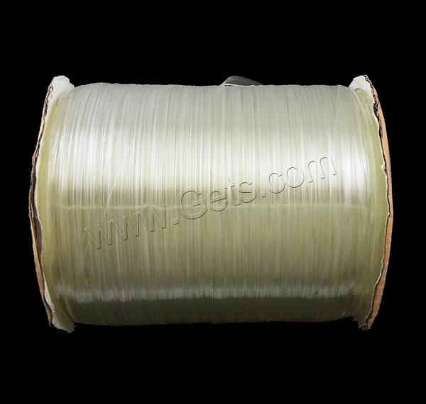 Elastic Thread Bra Strap, transparent & different size for choice, white, Sold By Spool