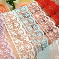 Lace Trim & Ribbon, Polyester, woven 22mm 