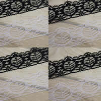 Lace Trim & Ribbon, Polyester, woven, mixed colors, 40mm 