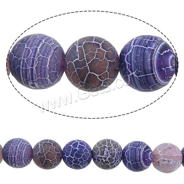 Natural Effloresce Agate Beads, Round, different size for choice & Customized, more colors for choice, Length:Approx 14 Inch, Sold By Strand