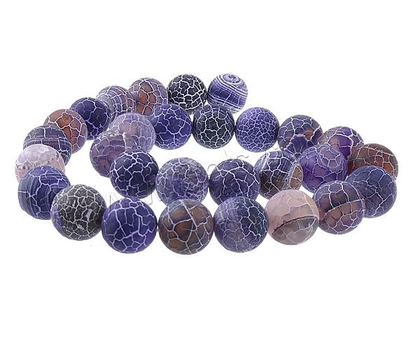 Natural Effloresce Agate Beads, Round, different size for choice & Customized, more colors for choice, Length:Approx 14 Inch, Sold By Strand