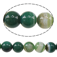 Perle Agate dentelle naturelle, agate lace, Rond, normes différentes pour le choix, vert Environ 1mm Environ 15 pouce, Vendu par brin