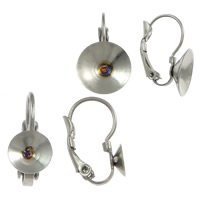 Stainless Steel Lever Back Earring Blank original color 