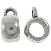 Zinc Alloy Bail Beads, Drum, plated Approx 1mm, Approx 