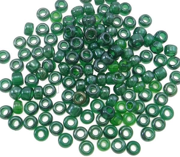Transparent Lustered Glass seed Beads, Rondelle, different size for choice, more colors for choice, Grade AAA, Hole:Approx 1-1.5mm, Sold By Bag