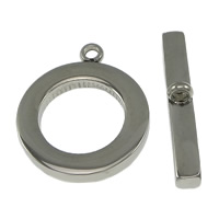 Stainless Steel Toggle Clasp, original color  Approx 2mm 