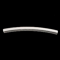 Messing Rohr Perlen, gebogenes Rohr, plattiert, keine, 2x20mm, Bohrung:ca. 1mm, 10000PCs/Tasche, verkauft von Tasche