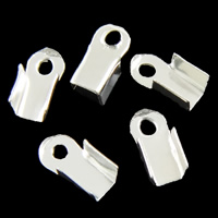 Iron Cord Tips, Rectangle, plated Grade A 