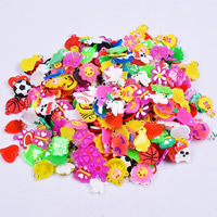 DIY Loom Band Charm, Rubber, with Zinc Alloy, mixed, 10-25mm Approx 1mm 