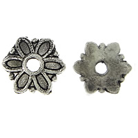 Zinc Alloy Bead Caps, Flower, plated nickel, lead & cadmium free Approx 1.5mm, Approx 