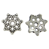 Zinc Alloy Bead Caps, Flower, plated, hollow nickel, lead & cadmium free Approx 1.5mm, Approx 