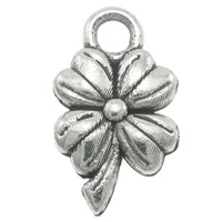 Zinc Alloy Clover Pendant, Four Leaf Clover, plated Approx 2mm, Approx 