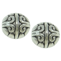 Zinc Alloy Jewelry Beads, Round, plated Approx 1mm 