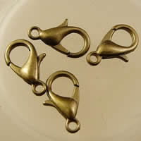 Zinc Alloy Lobster Clasp, antique bronze color plated, nickel, lead & cadmium free Approx 1.5-2.5mm 
