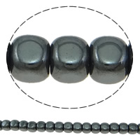 Las Perlas De Hematites Sin Magnético, Hematita no magnética, Cúbico, Negro, 4x4mm, agujero:aproximado 1mm, longitud:aproximado 15.7 Inch, aproximado 112PCs/Sarta, Vendido por Sarta